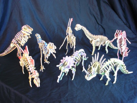 Viele tolle 3D Dinos haben wir im Angebot.