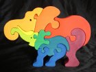 Elefantenfamilie Puzzle