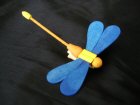 Libelle gelb blau