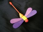 Libelle gelb viollet