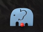 Garderobe Elefant blau