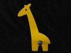 Garderobenknopf Giraffe gelb