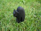 Katze schwarz